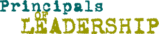Principals of Leadership